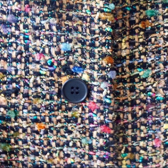 ♥️⚡️Versatile Jones New York Multi color tweed wool blend blazer.  Size 16. NWT. - Picture 8 of 12